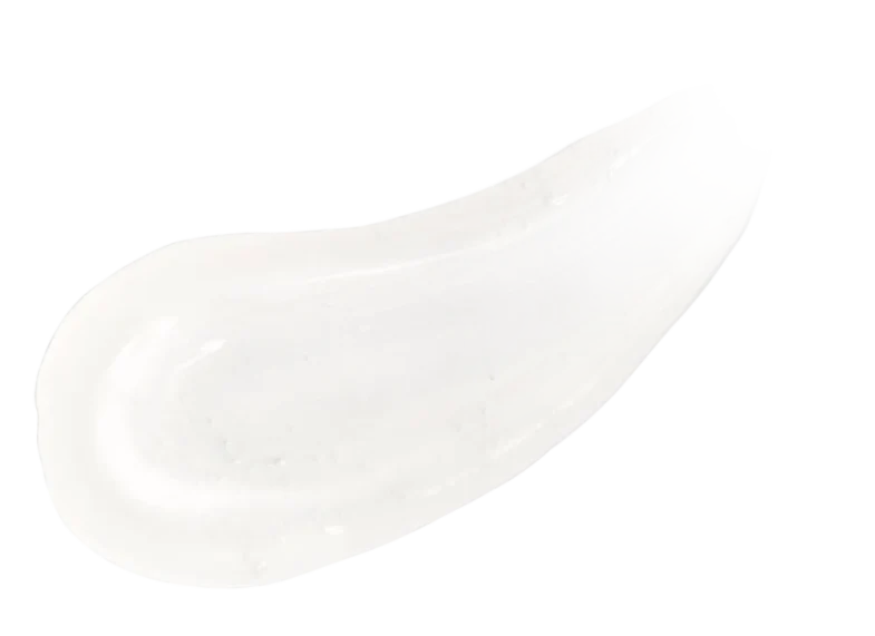 Tekstura kreme za lice Divote Cosmetics inspirirana korejskom kozmetikom, s bijelom kremastom konzistencijom.