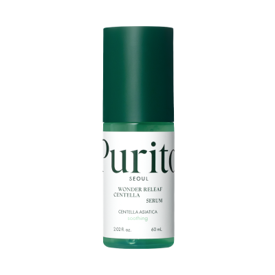 Bočica seruma Divote Cosmetics, predstavljajući korejsku kozmetiku s ekstraktom Centella asiatica, zapremine 60 ml.