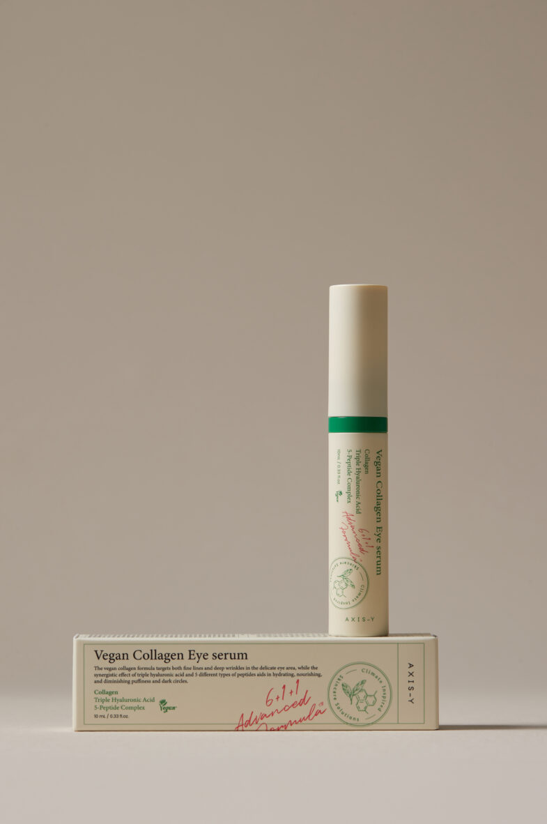 Vegan Collagen Eye Serum od brenda Divote Cosmetics, korejska kozmetika s kolagenom, hijaluronskim kiselinama i peptidima, dizajnirana za njegu područja oko očiju.
